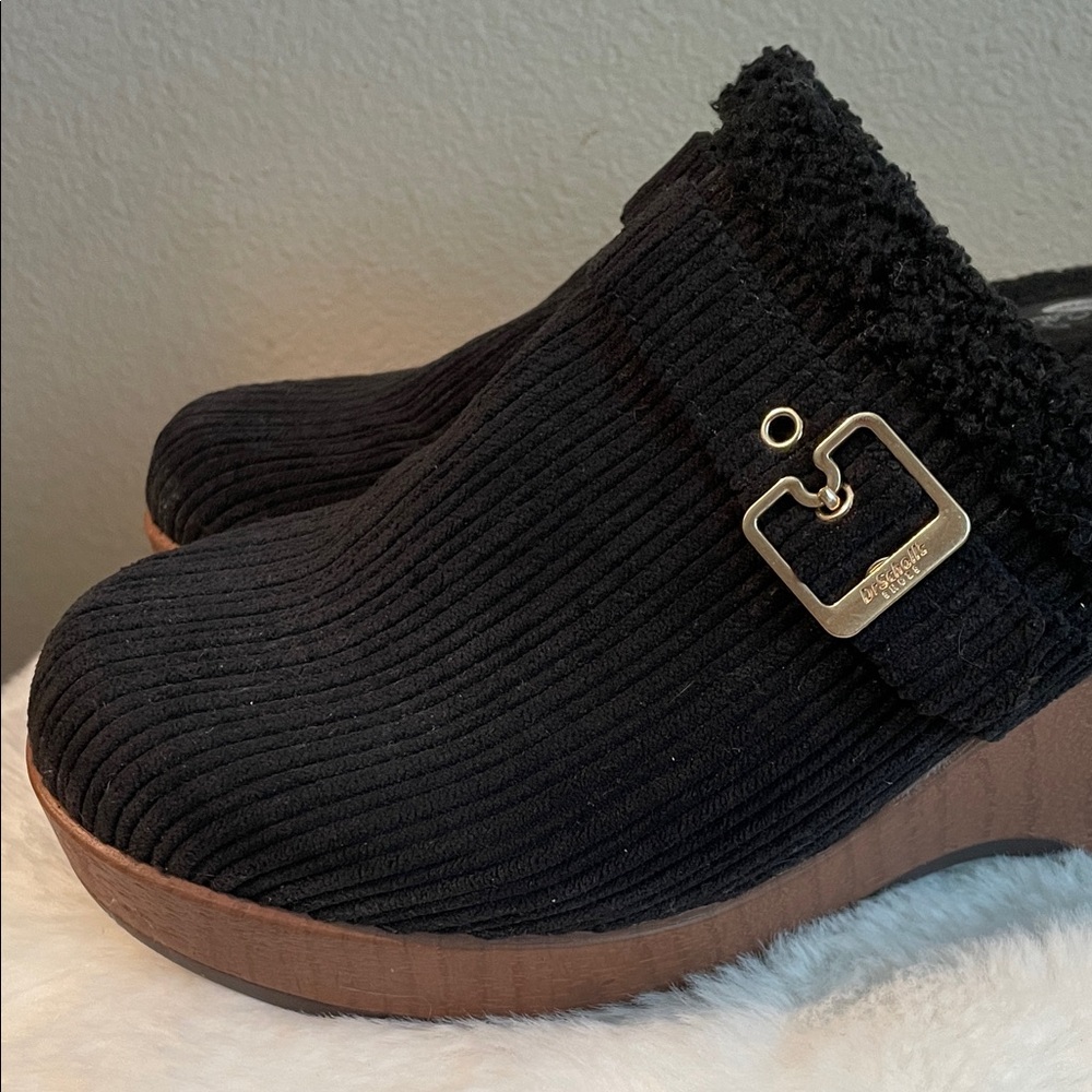 Dr. Scholl's Black and Brown Mules with Buckle size 8.5 - Picture 8 of 9